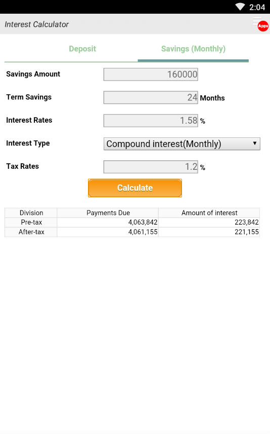 Interest CalculatorϢv1.5.8 ׿