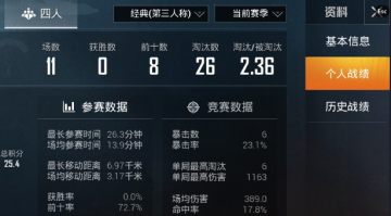 和平精英个人的kd怎么看 和平精英kd在哪里看 和平精英个人的kd怎么看 和平精英kd在哪里看