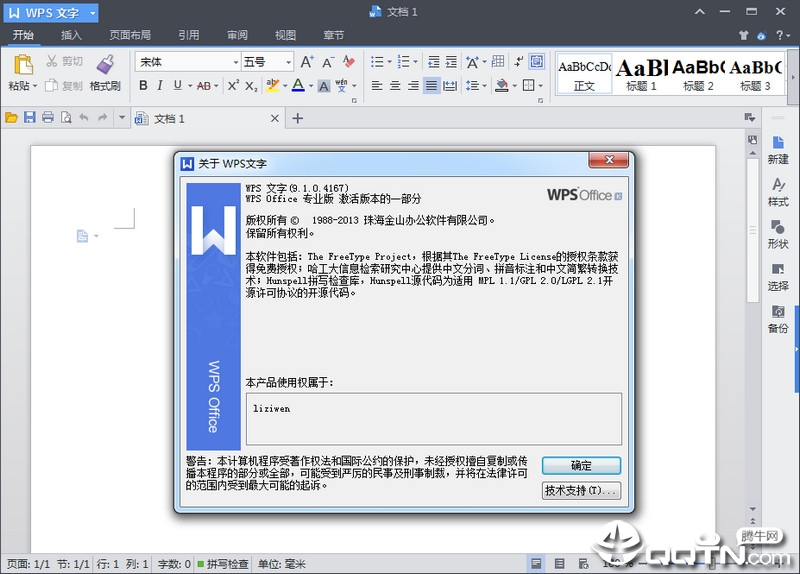 wps office2013专业版