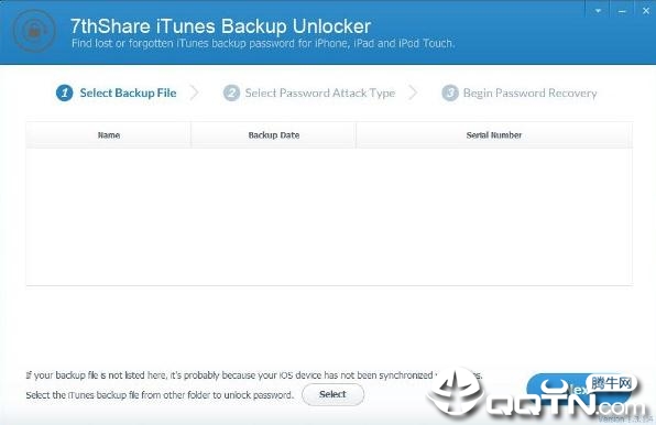 7thShare iTunes Backup Unlockerv1.3.1.4 ٷ