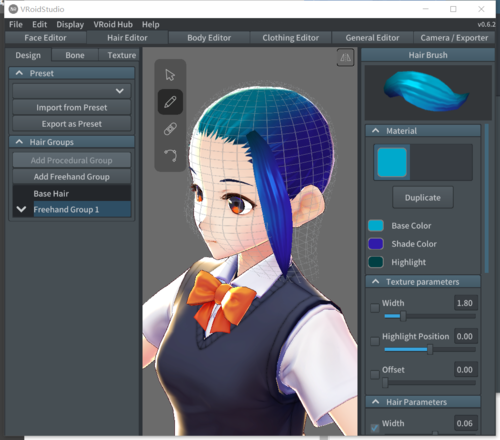 VRoid Studio(3Dģ)v0.2.0 ɫ