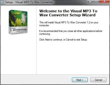 Visual MP3 To WAV Converter