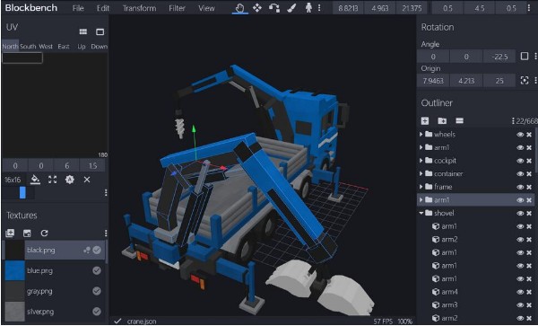 Blockbench(3D建模工具)v3.9.0.339 官方版