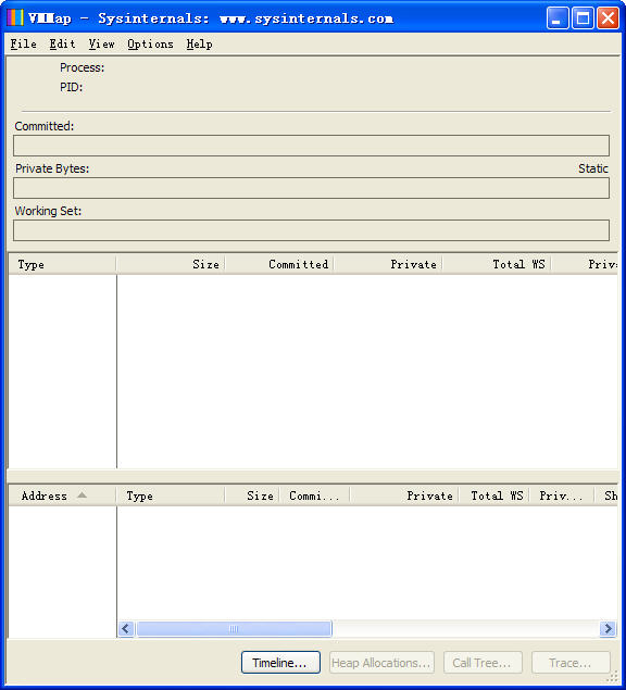 ڴŻ(VMMap)v3.30 ɫ