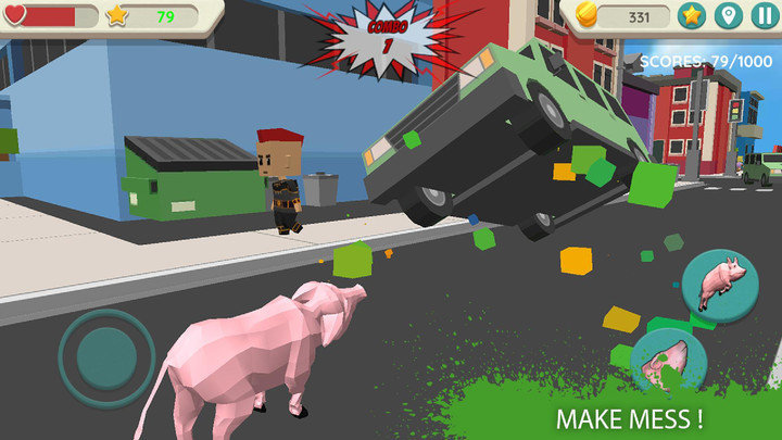 Crazy Pig Simulator(疯狂猪模拟器手游)v1.043 安卓版