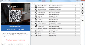 Controlax(iPhoneԶ̿Windows)