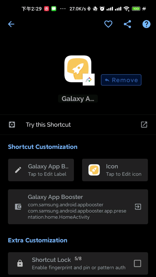 ŻGalaxy App Boosterv5.0.05 º