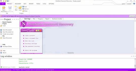 OneNote Password Recoveryv2.5.1.180 ɫ