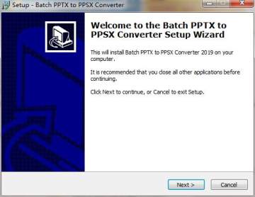 Batch PPTX and PPSX Converter