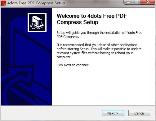 4dots Free PDF Compress