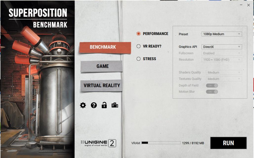 Superposition Benchmark(Կ)