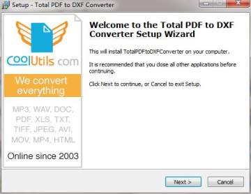 Total PDF to DXF Converter Total PDF to DXF Converter