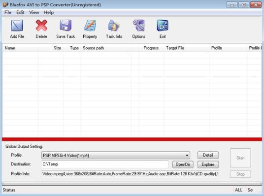 Bluefox AVI to PSP Converterv3.01 ٷ