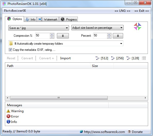 PhotoResizerOK(图像缩小工具)v1.01 绿色版