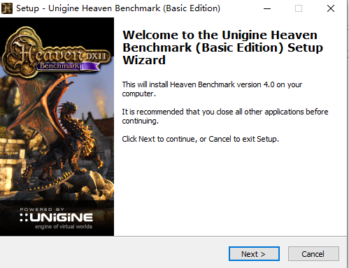 unigine heaven benchmark(显卡测试工具)v4.0 官方版