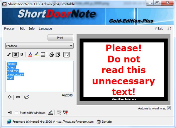 ShortDoorNote(ټǹ)v1.02 ٷ