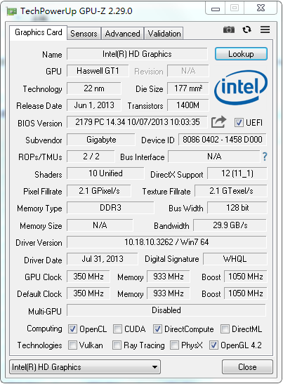 GPU-Z汉化版v2.46.0.0 绿色中文版