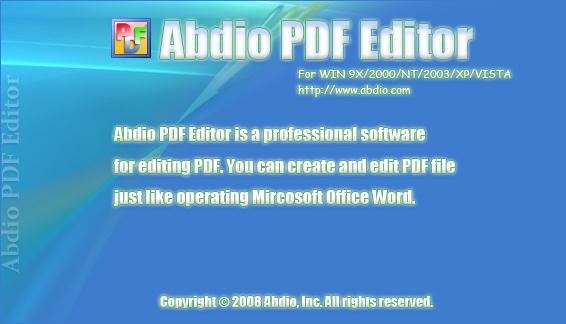 Abdio PDF Editor(PDF༭)