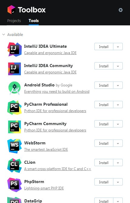 JetBrains Toolbox(JetBrainsع)v1.17.7018ٷ
