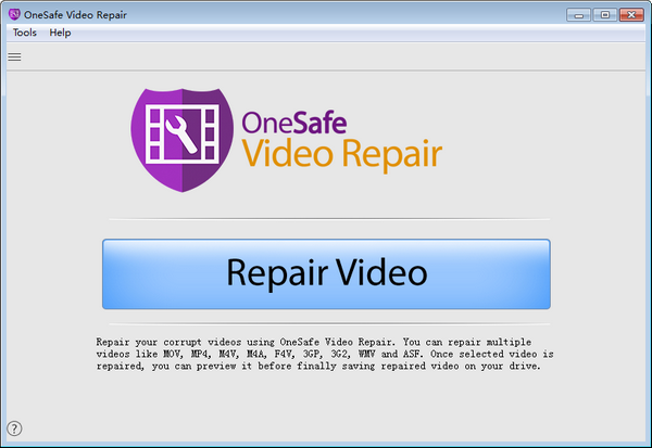 OneSafe Video Repairƽ(Ƶ޸)v2.0 Ѱ