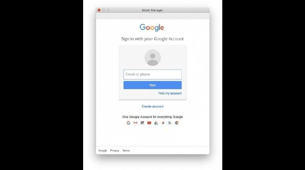 Google Music Manager Mac版