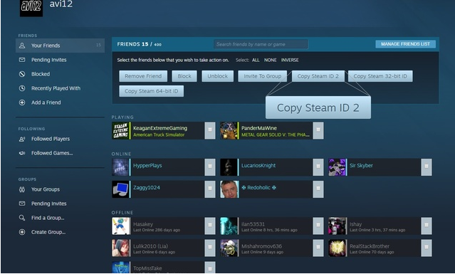 Steam ID Finderv0.1.3 °