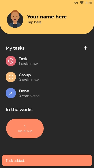 todo app(嵥)v1.3 °