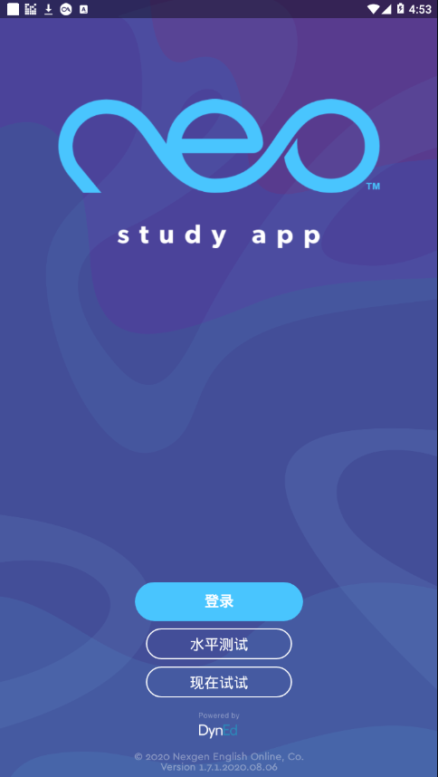 neo Study appv1.7.1.2020.08.06 °