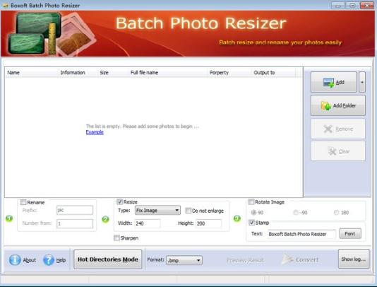 Boxoft Batch Photo Resizerv1.3 ٷ