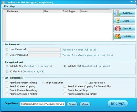 Coolmuster PDF Encrypterv2.1.4 ٷ