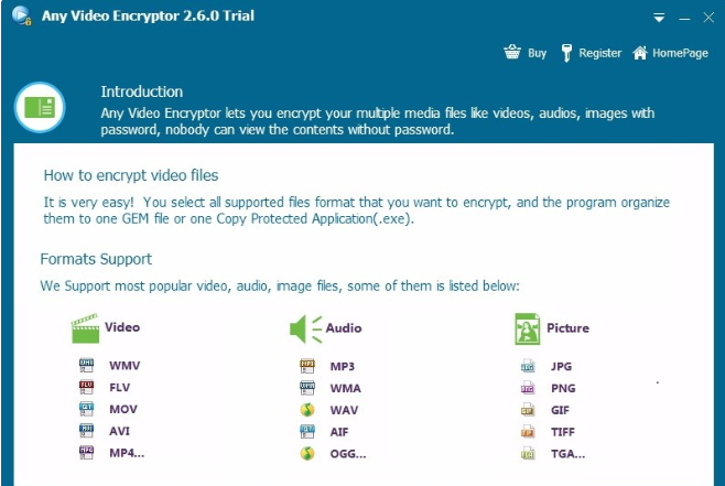 Gilisoft Any Video Encryptor(ý)v2.6 Ѱ