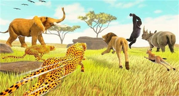 Furious Savanna Animal Race(ȴԭ3d)v1.0 ׿