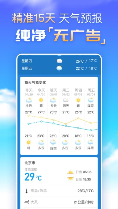 预知天气预报appv12.1.7 安卓版