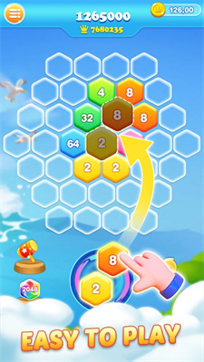 2048六边形粉碎2048 Hexagon Crushv1.0.0 安卓版