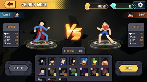 ̿ʹսSuper Stickman Fightv1.6 ׿