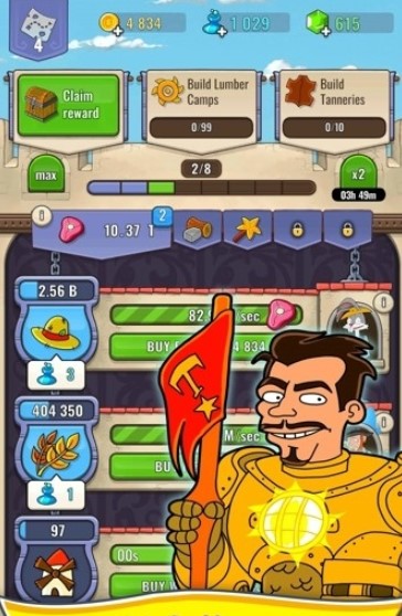 空闲喧嚣王国hustle kingdom:idle clickerv0.9.1 安卓版