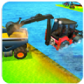 建筑挖掘机模拟施工US River Sand Excavationv1.0.5 安卓版