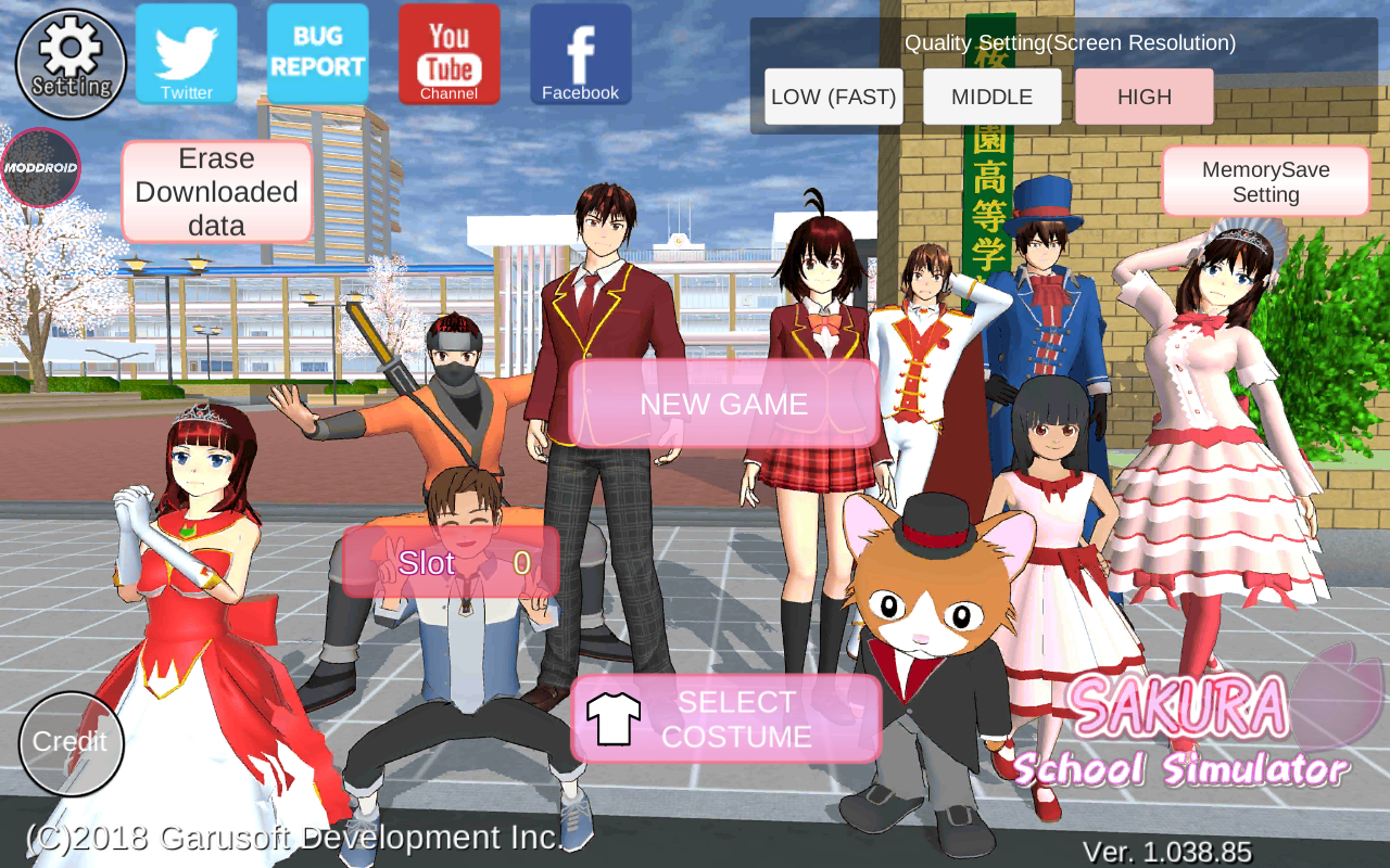 ӣУ԰ģȫ·(SAKURA SchoolSimulator)v1.039.97 ׿