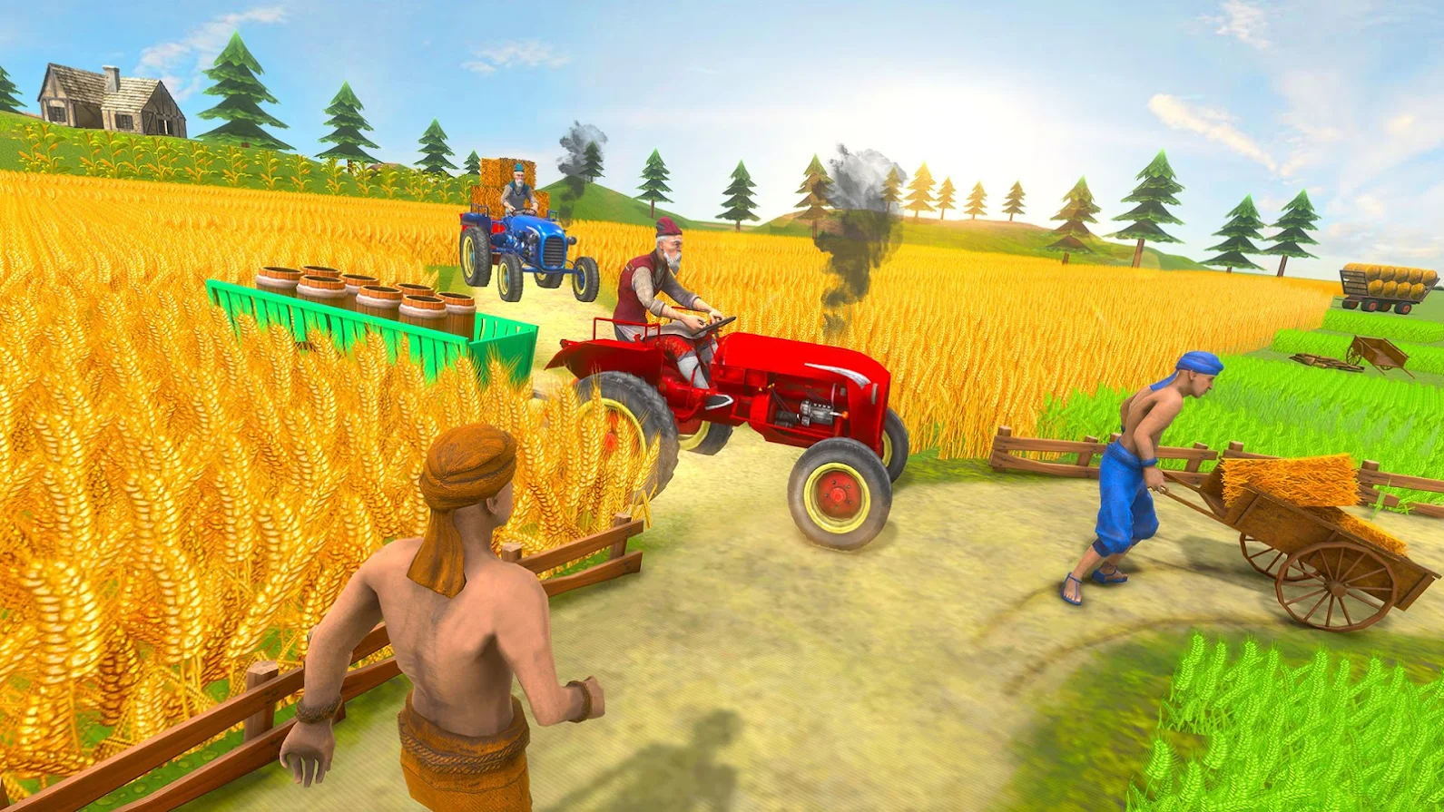 农用手扶拖拉机模拟驾驶Real Tractor Farmingv1.22 安卓版