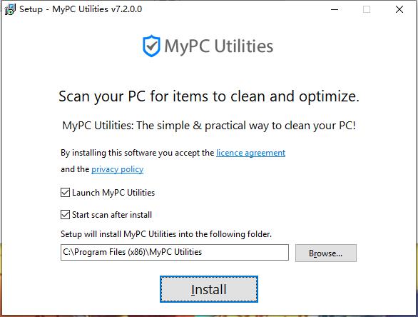 MyPC Utilities(系统优化清理)v7.2.0.0 破解版