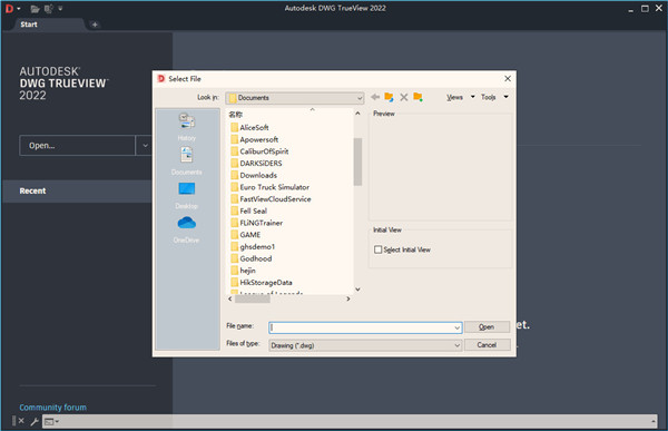 Autodesk DWG TrueView2022ƽⲹv1.0 °