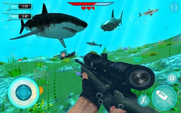 Hungry Shark Sniper 3D(鲨鱼猎手3D)v1.1.6 安卓版