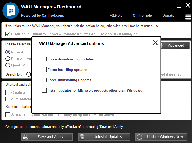 WAU Manager(更新管理工具)v2.6.0.0 官方版