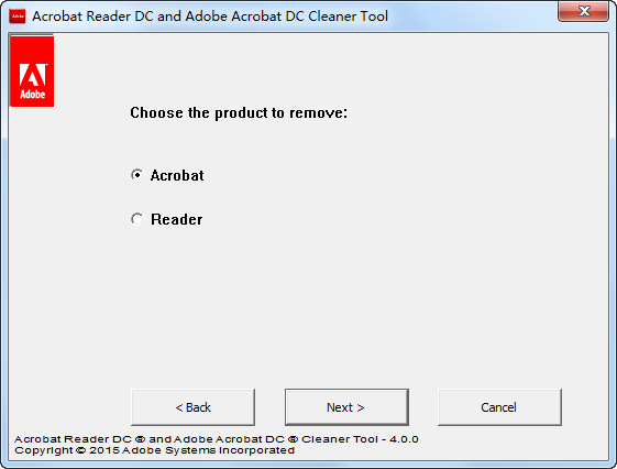 Adobe Acro Cleanerv4.0.0 °