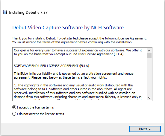 NCH Debut Video Capture Software Prov7.37 ɫ