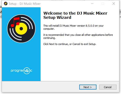 Program4Pc DJ Music Mixer(DJ混音软件)v8.5.0 免费版