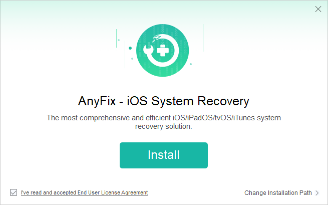 AnyFix For iOS(iOS系统修复)v1.1.0 官方版