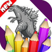 Coloring Godzilla and Dinosaur(ɫ˹)v1.0 ׿