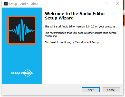 Program4PC Audio Editor(音频编辑器)v9.0.0 官方版