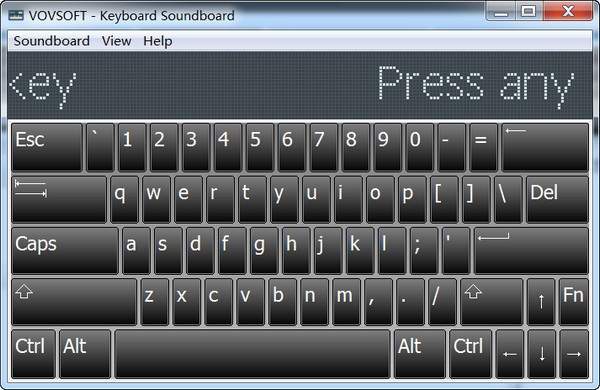 Vovsoft Keyboard Soundboard(键盘声音触发器)v1.1 官方版